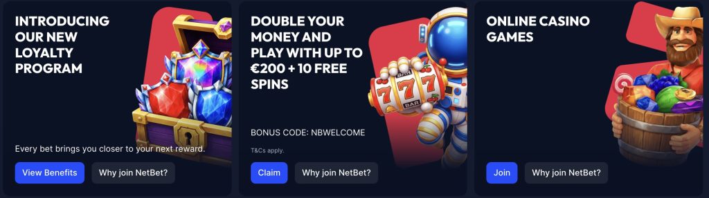 netbet bonus