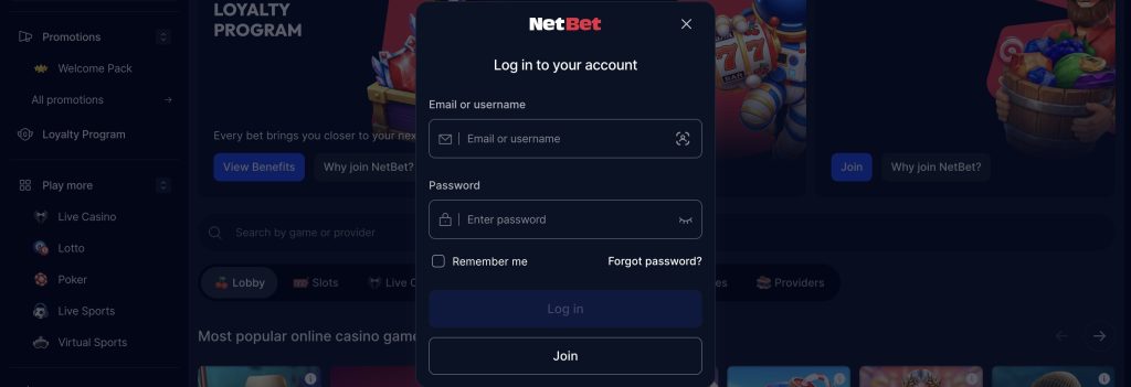 netbet inscription