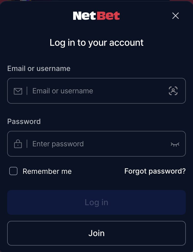 netbet login